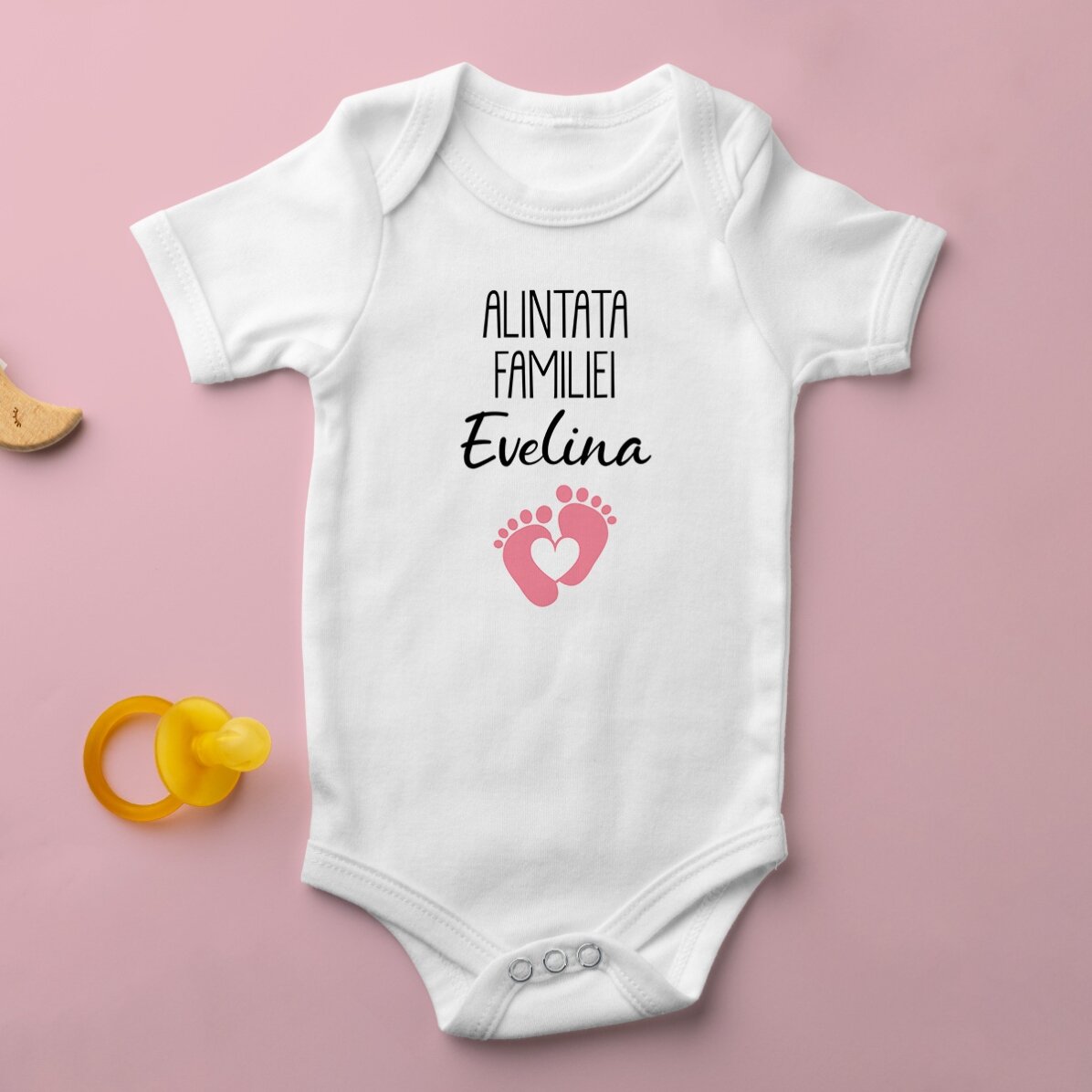 Body pour bébé personnalisé avec un message - Le nouveau membre