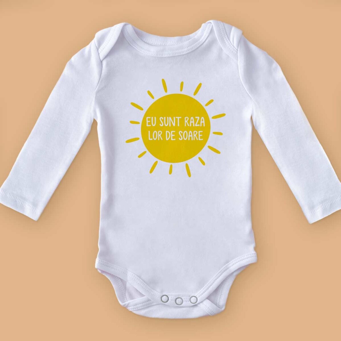 Body pour bébé personnalisé avec un message - Rayon de soleil
