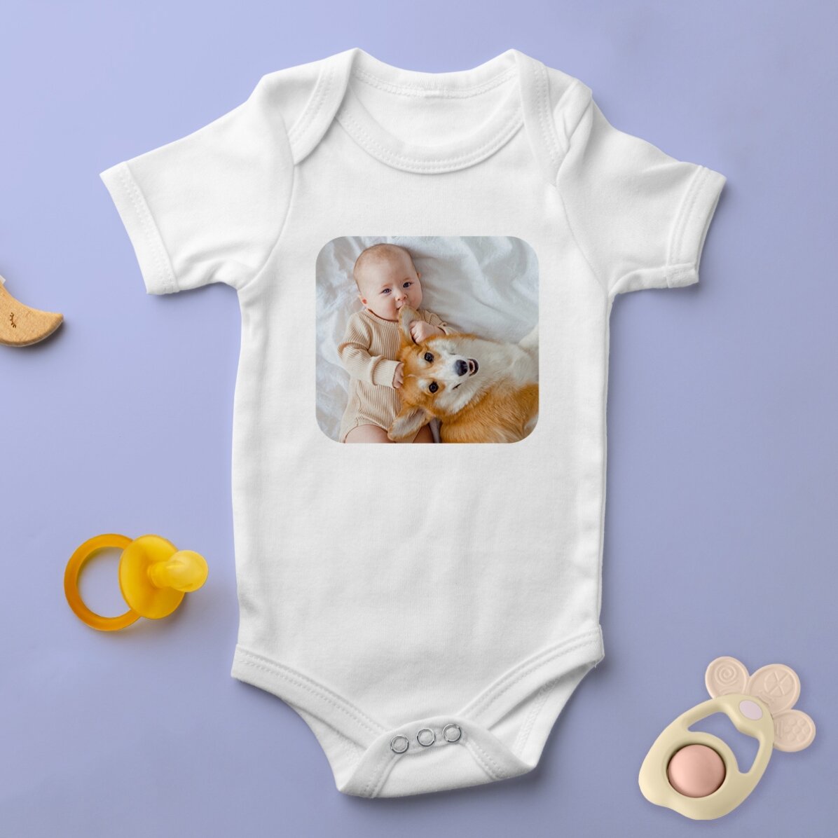 Body pour enfant personnalisé avec une photo