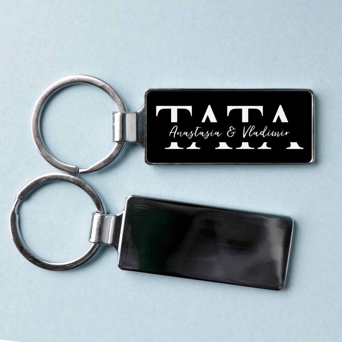 Porte-clés personnalisé avec un message pour papa