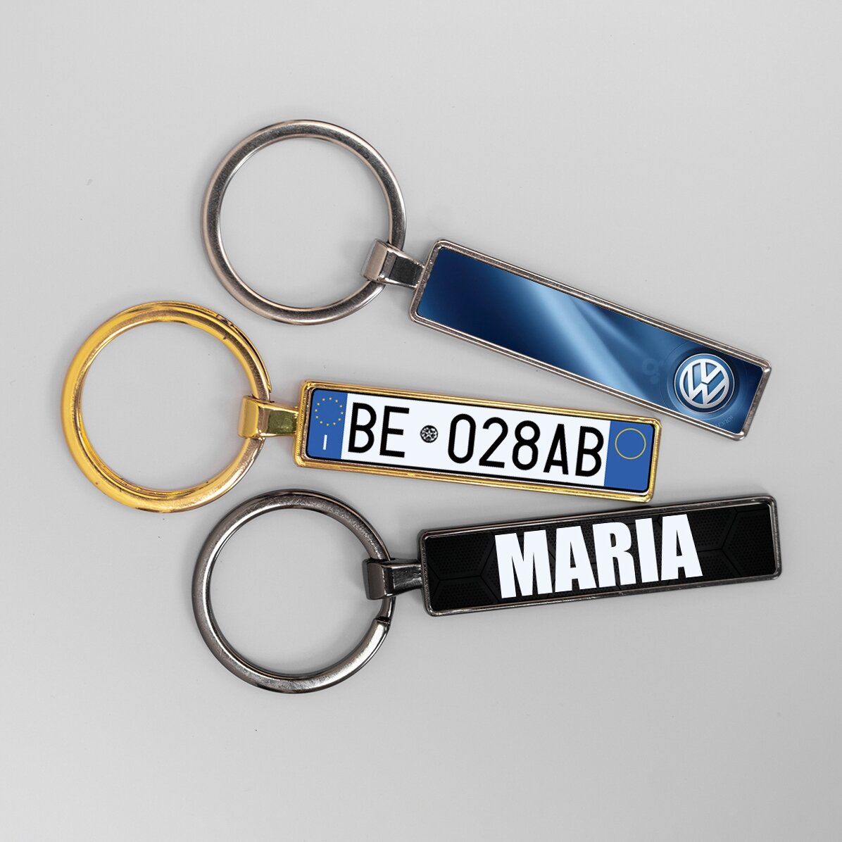 Porte-clés personnalisé avec numéro d