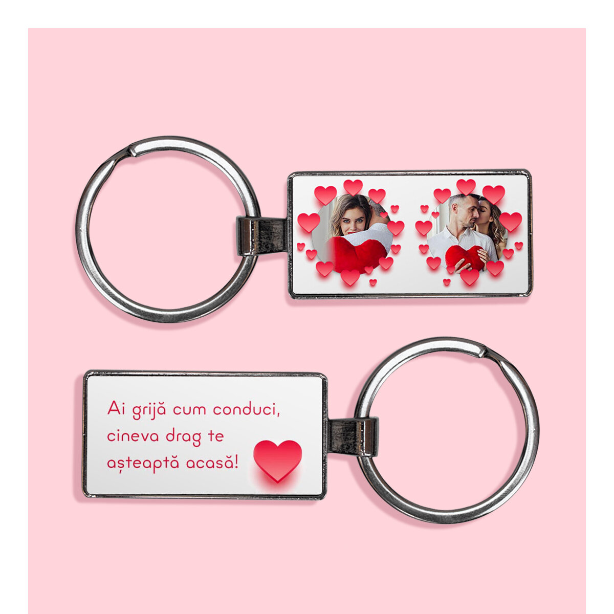 Porte-clés personnalisés pour la Saint-Valentin