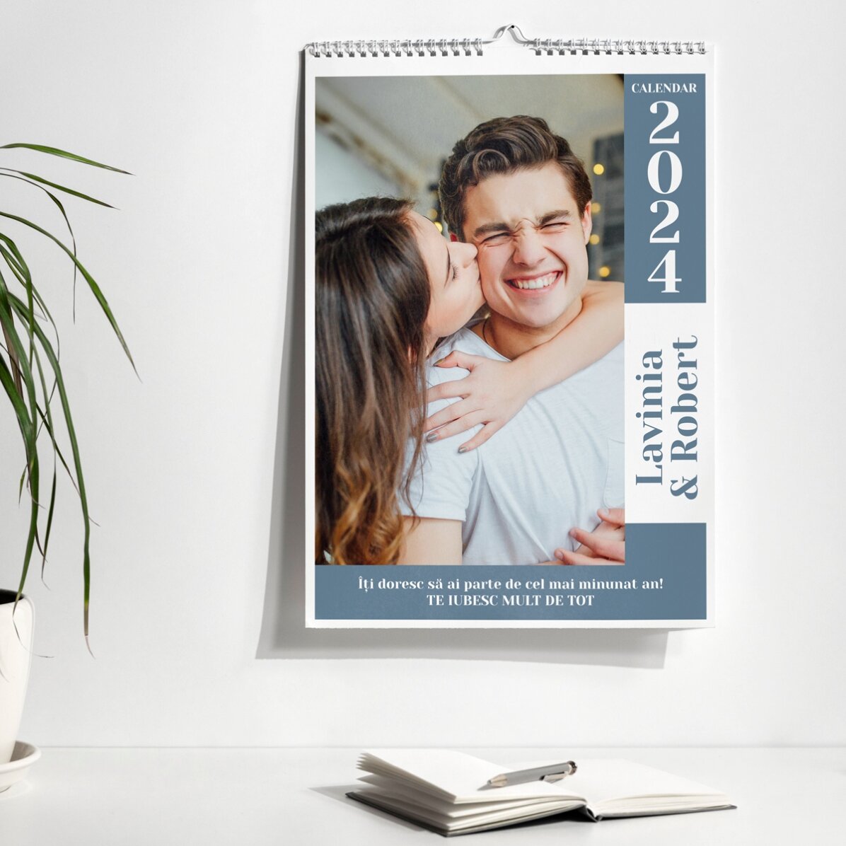 Calendrier personnalisé avec photos et messages - Jours spéciaux