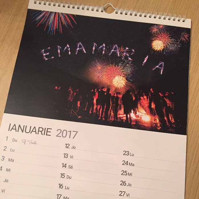 Calendrier personnalisé - première édition
