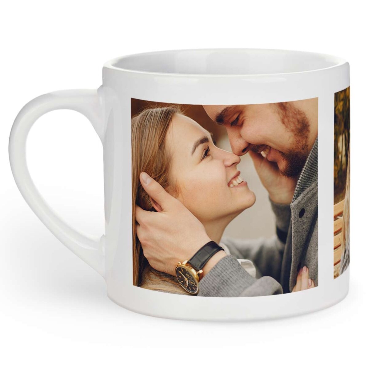 Tasse à espresso personnalisée avec 3 photos