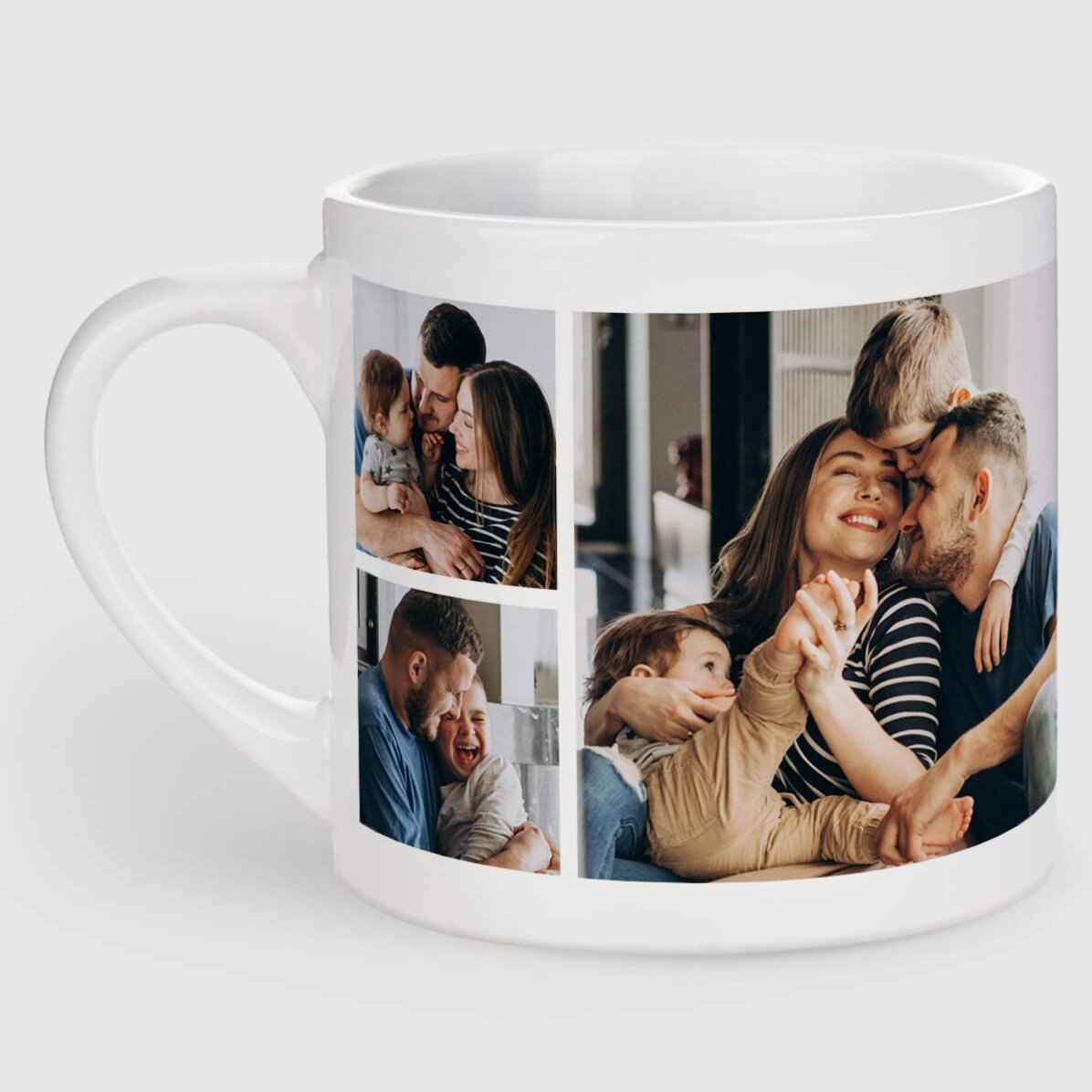 Tasse à expresso personnalisée avec 6 photos