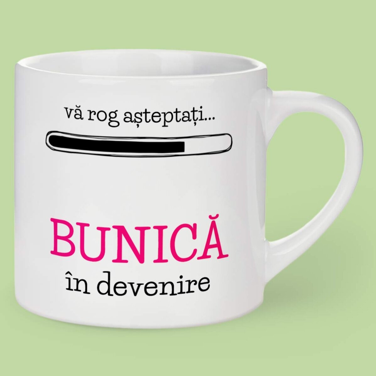 Tasse à espresso personnalisée avec inscription - « Grand-mère en devenir »