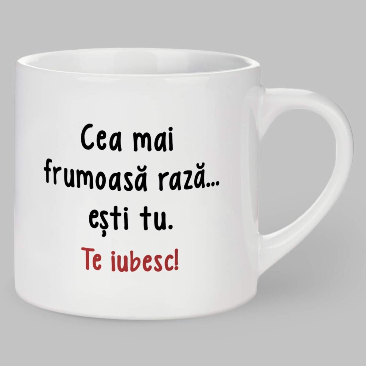 Tasse à espresso personnalisée avec inscription - Sunshine