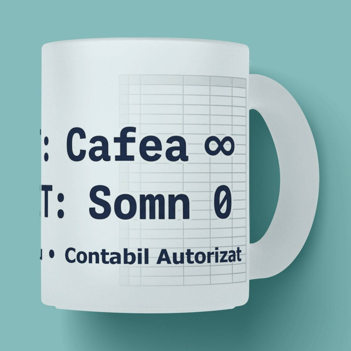 Tasse personnalisée avec texte - Comptabilité