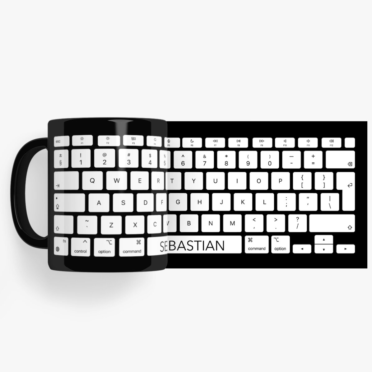 Tasse noire personnalisée avec inscription pour les programmeurs et les employés de bureau