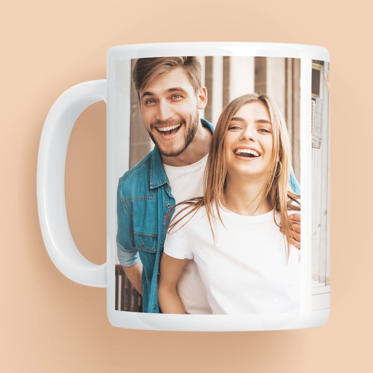 Tasse personnalisée avec 3 photos