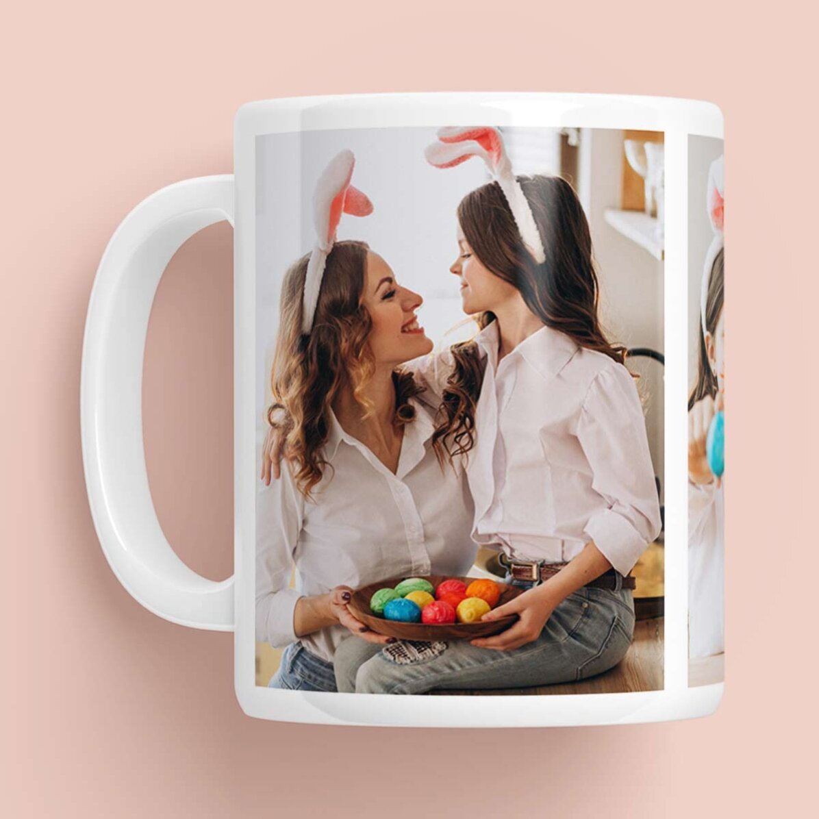 Tasse personnalisée avec 3 photos