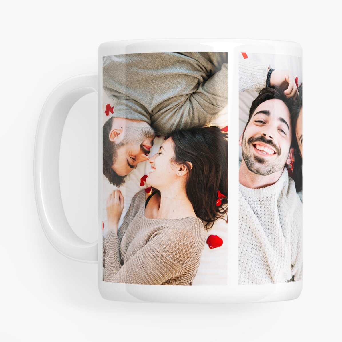 Tasse personnalisée avec 4 photos