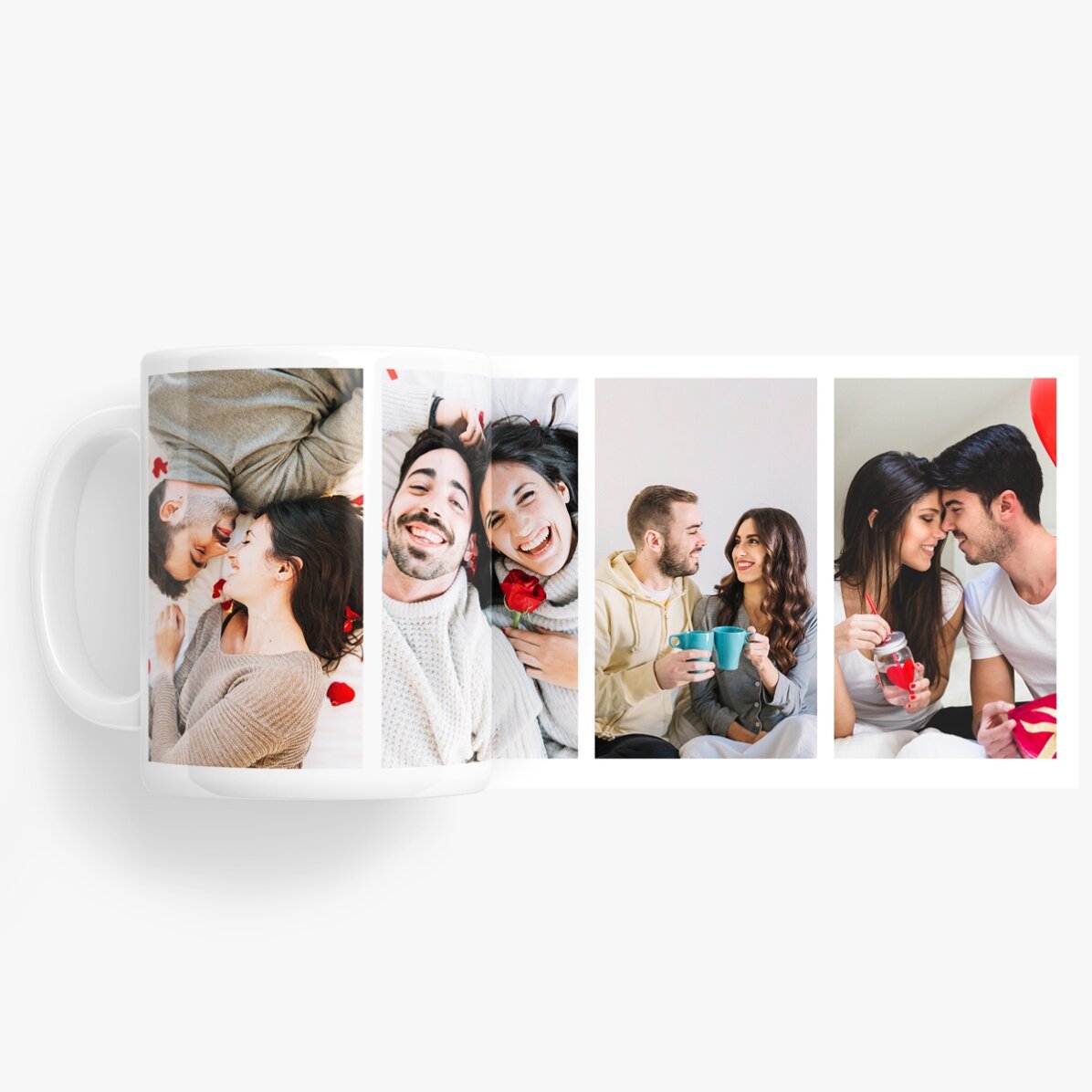 Tasse personnalisée avec 4 photos