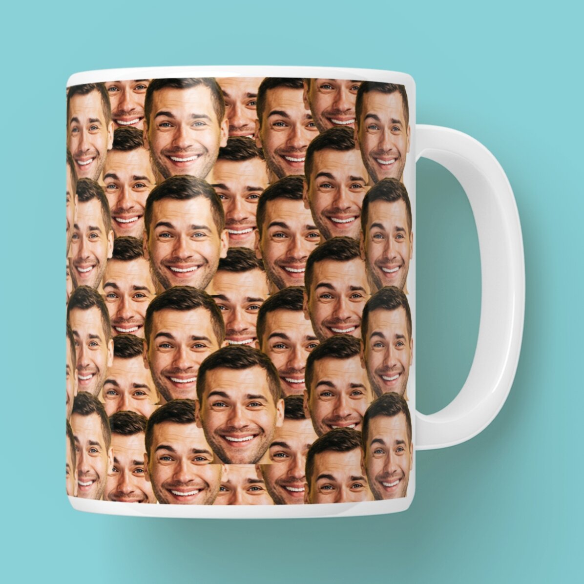 Tasse personnalisée avec un collage de photos