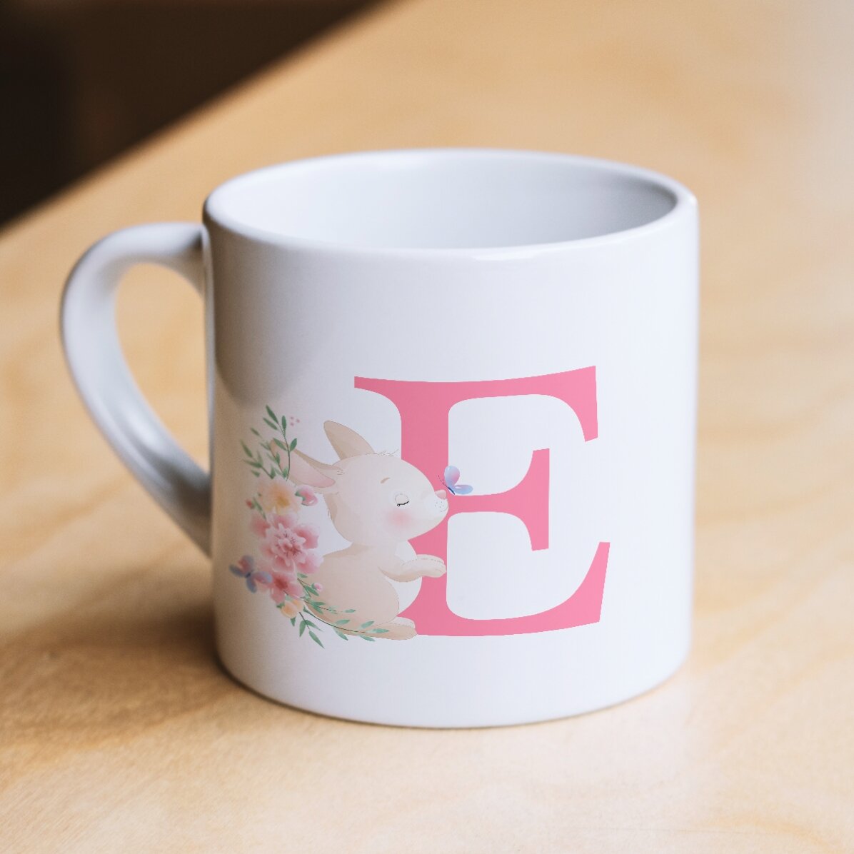 Tasse personnalisée avec une initiale pour enfants