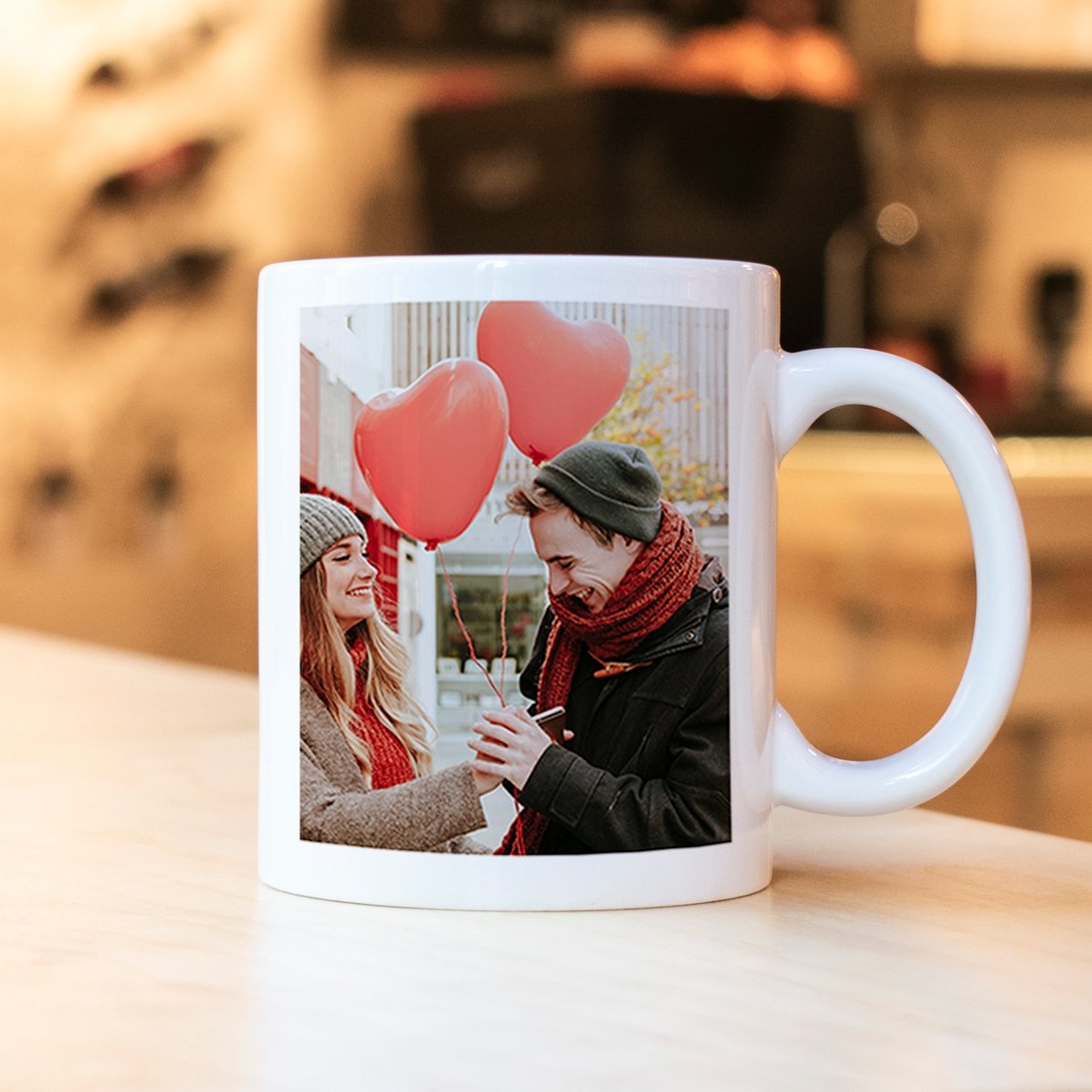 Tasse personnalisée avec 2 photos