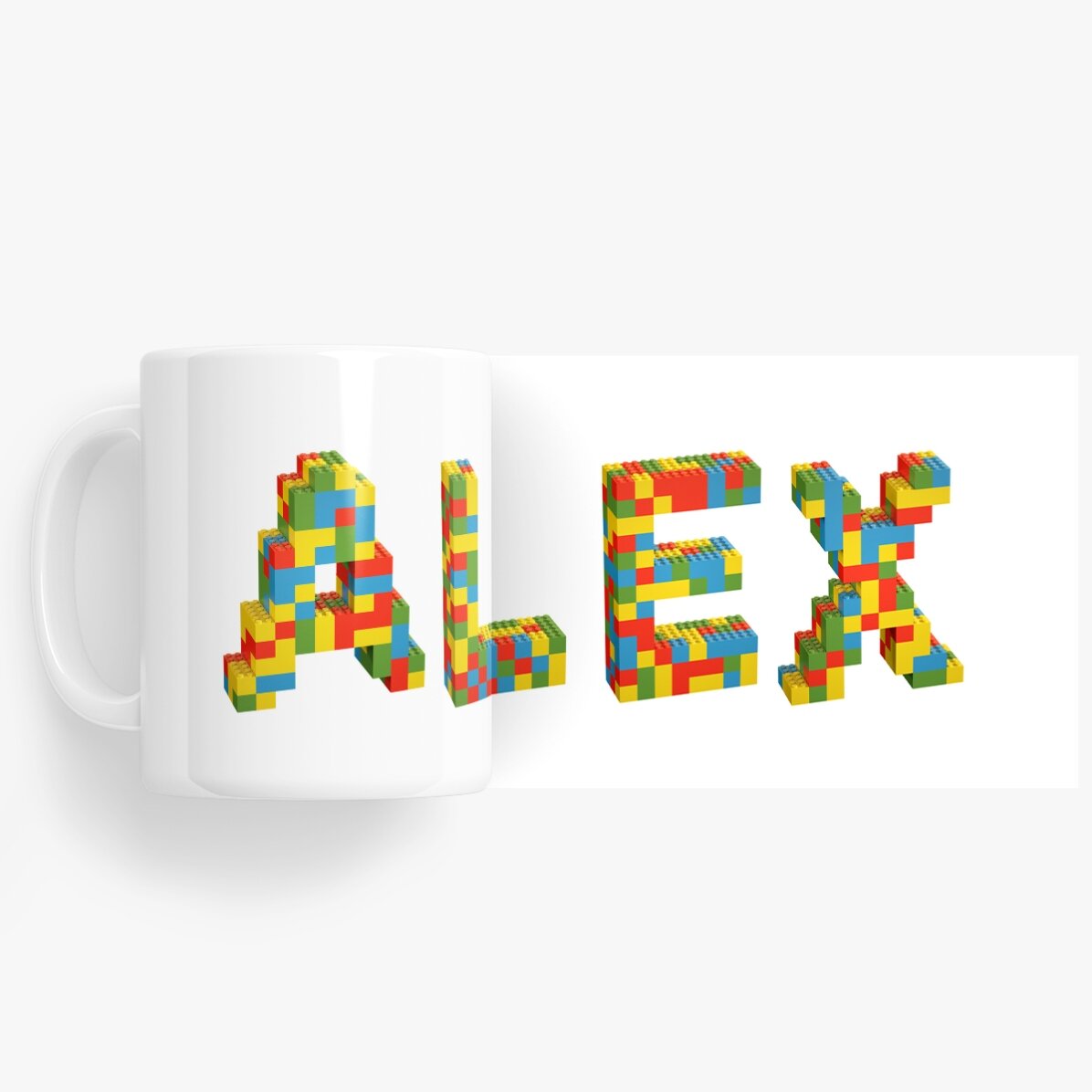 Tasse personnalisée avec un prénom - Lego