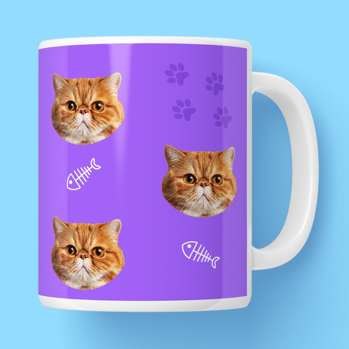 Tasse personnalisée avec une photo - Cat