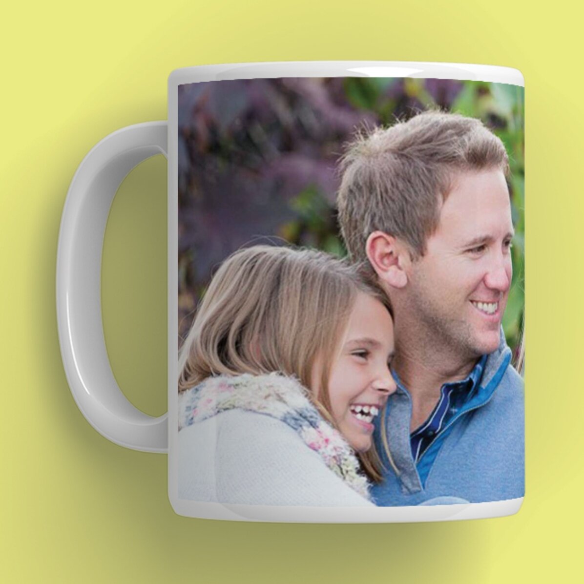 Tasse personnalisée avec une photo en mode paysage
