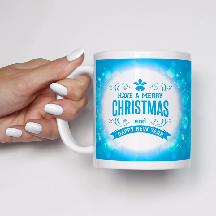 Tasse personnalisée avec une photo - Joyeux Noël et bonne année