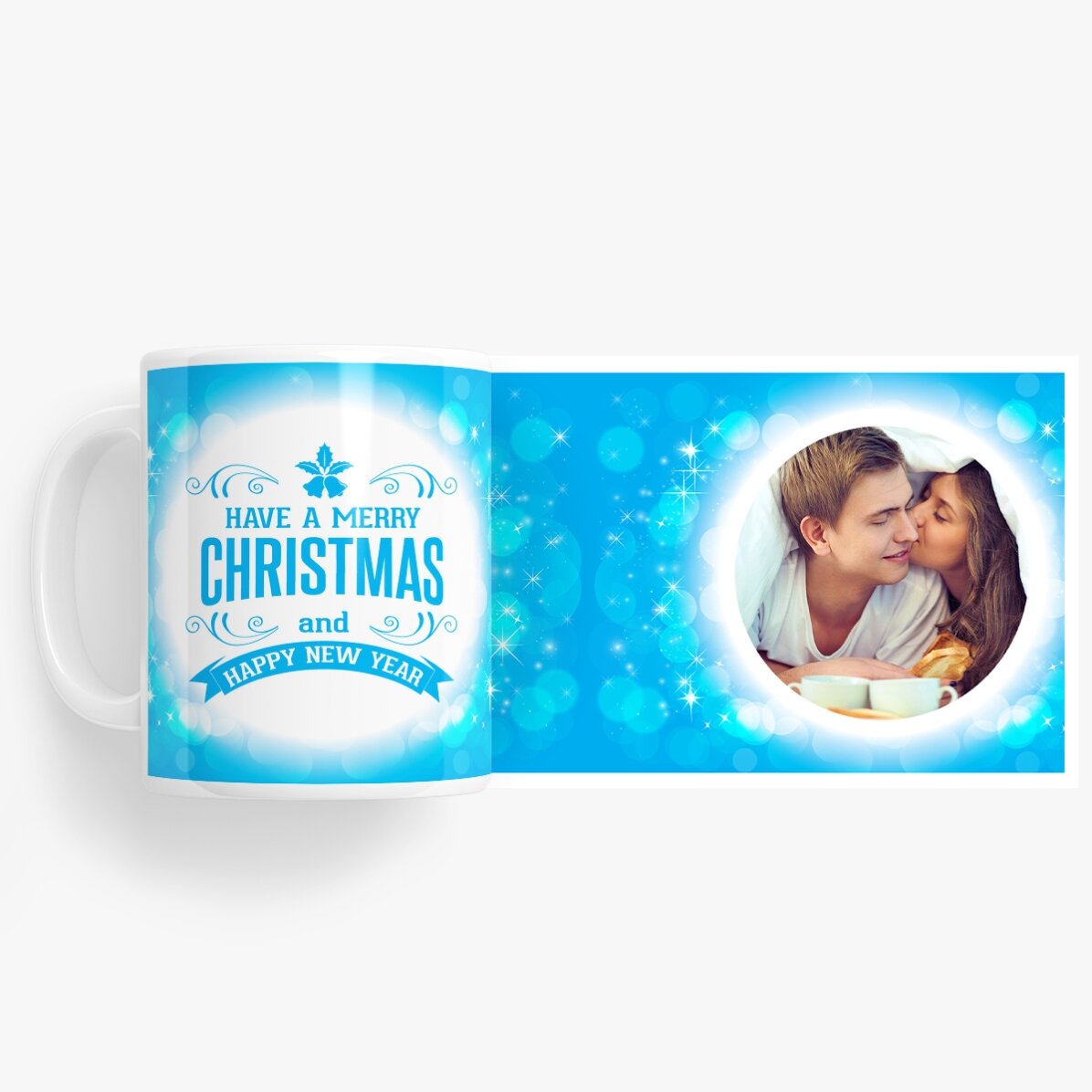 Tasse personnalisée avec une photo - Joyeux Noël et bonne année