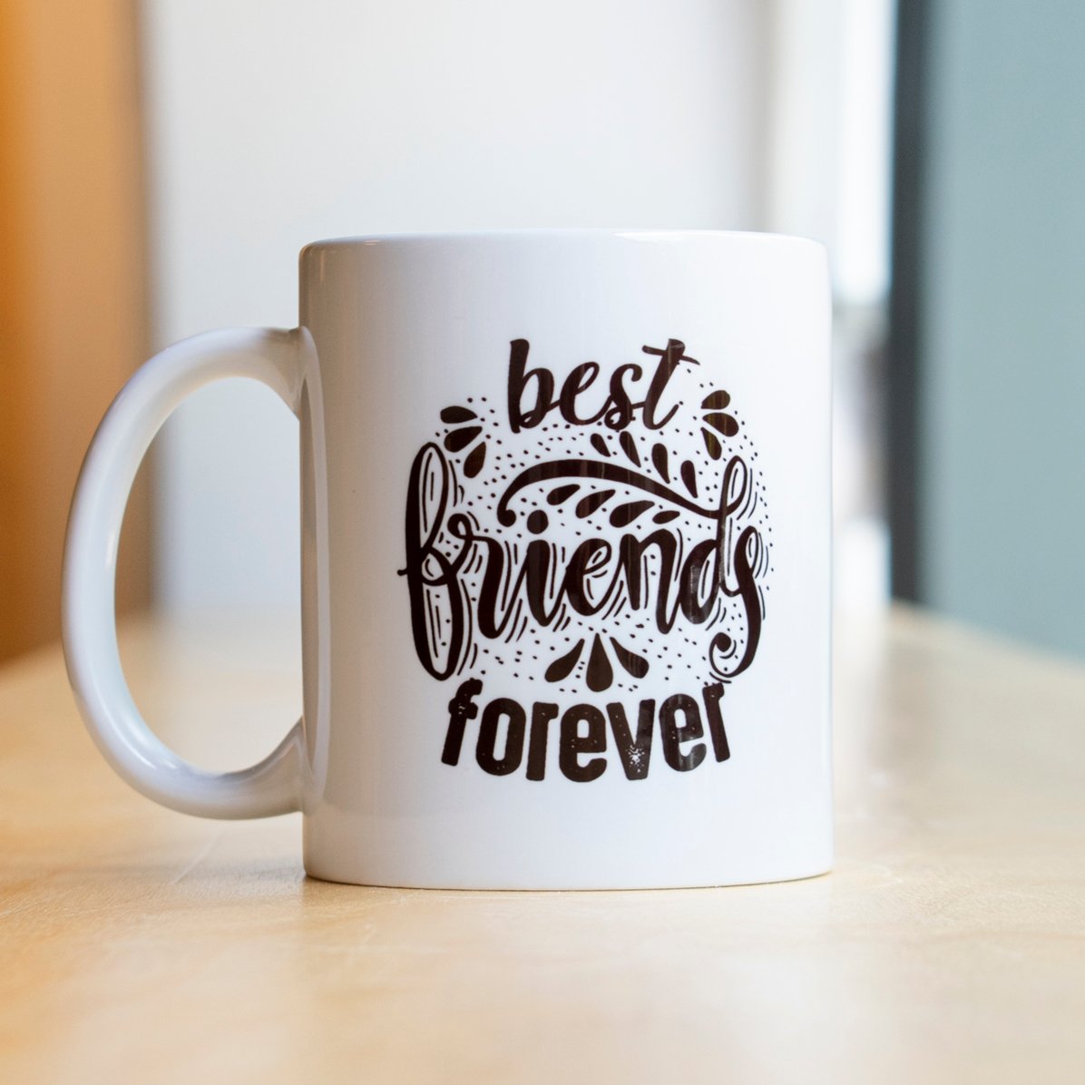 Tasse personnalisée avec inscription - « 3 Best friends »
