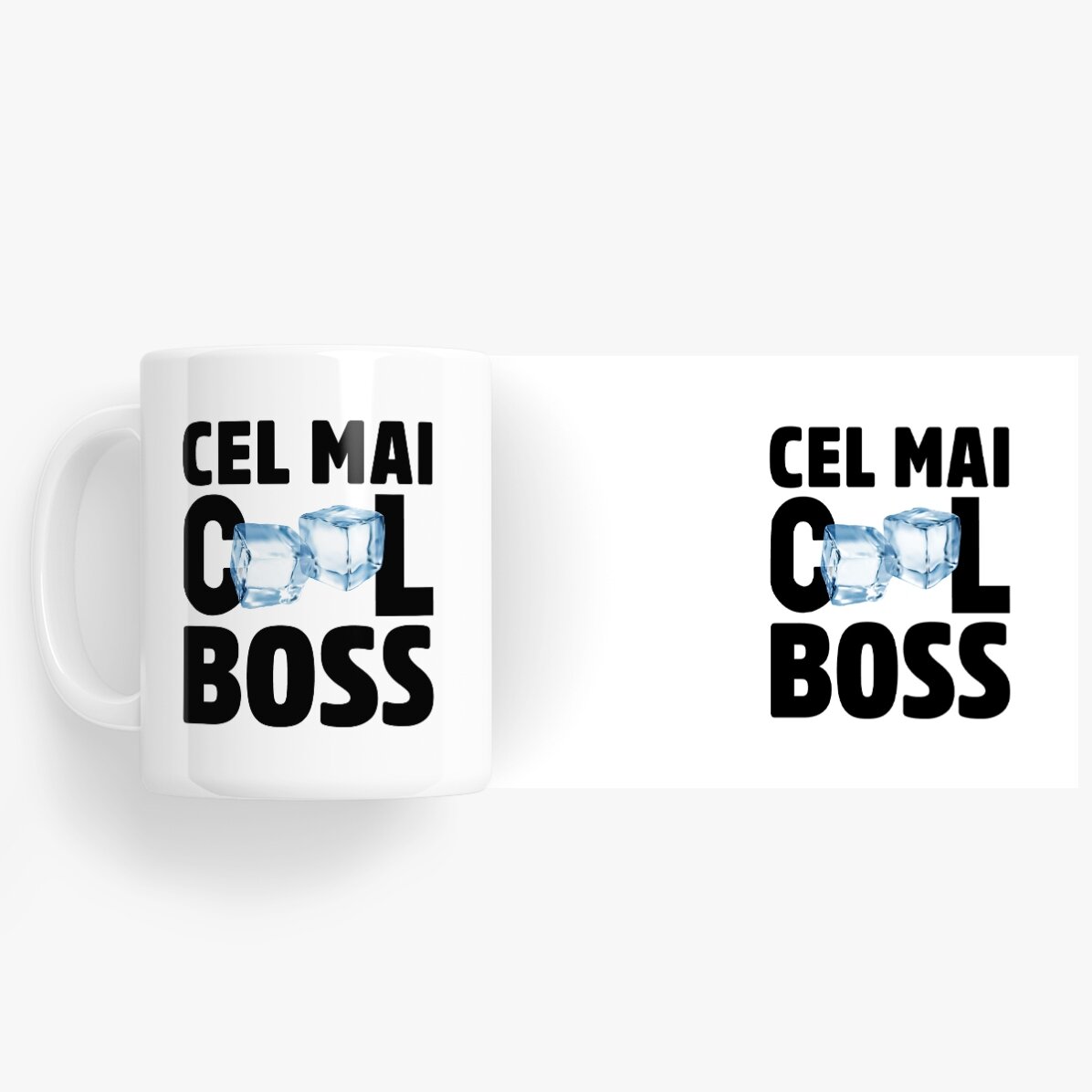 Tasse personnalisée avec inscription - Le patron le plus cool