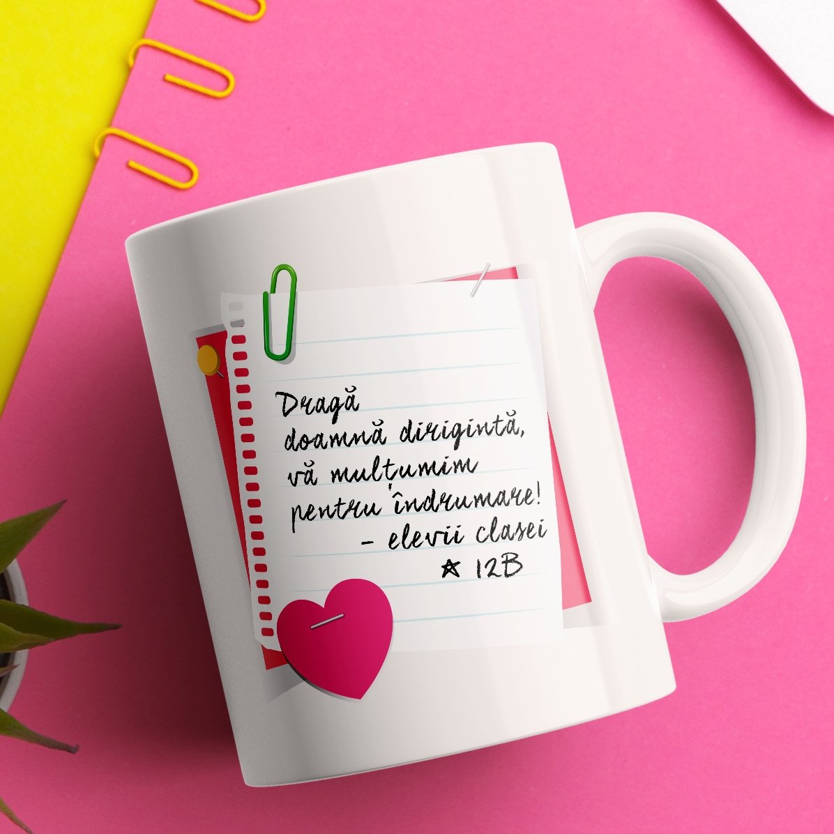 Tasse personnalisée avec inscription - Mme la surveillante