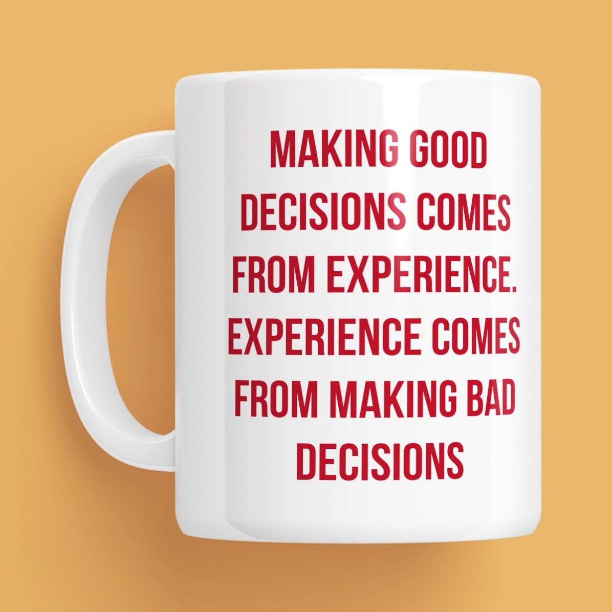 Tasse personnalisée avec texte - Experience