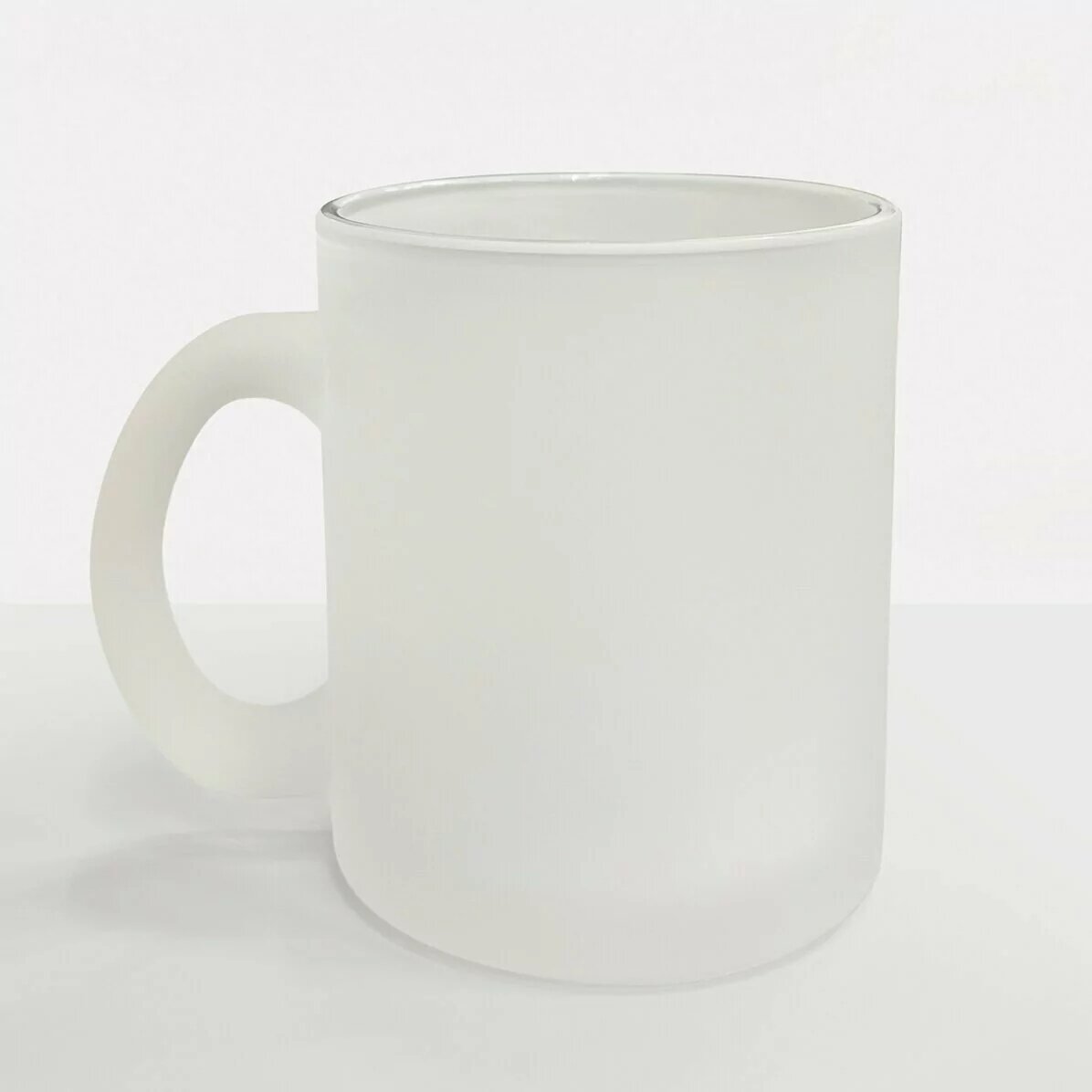 Gobelet en verre dépoli personnalisé avec inscription - Frosted