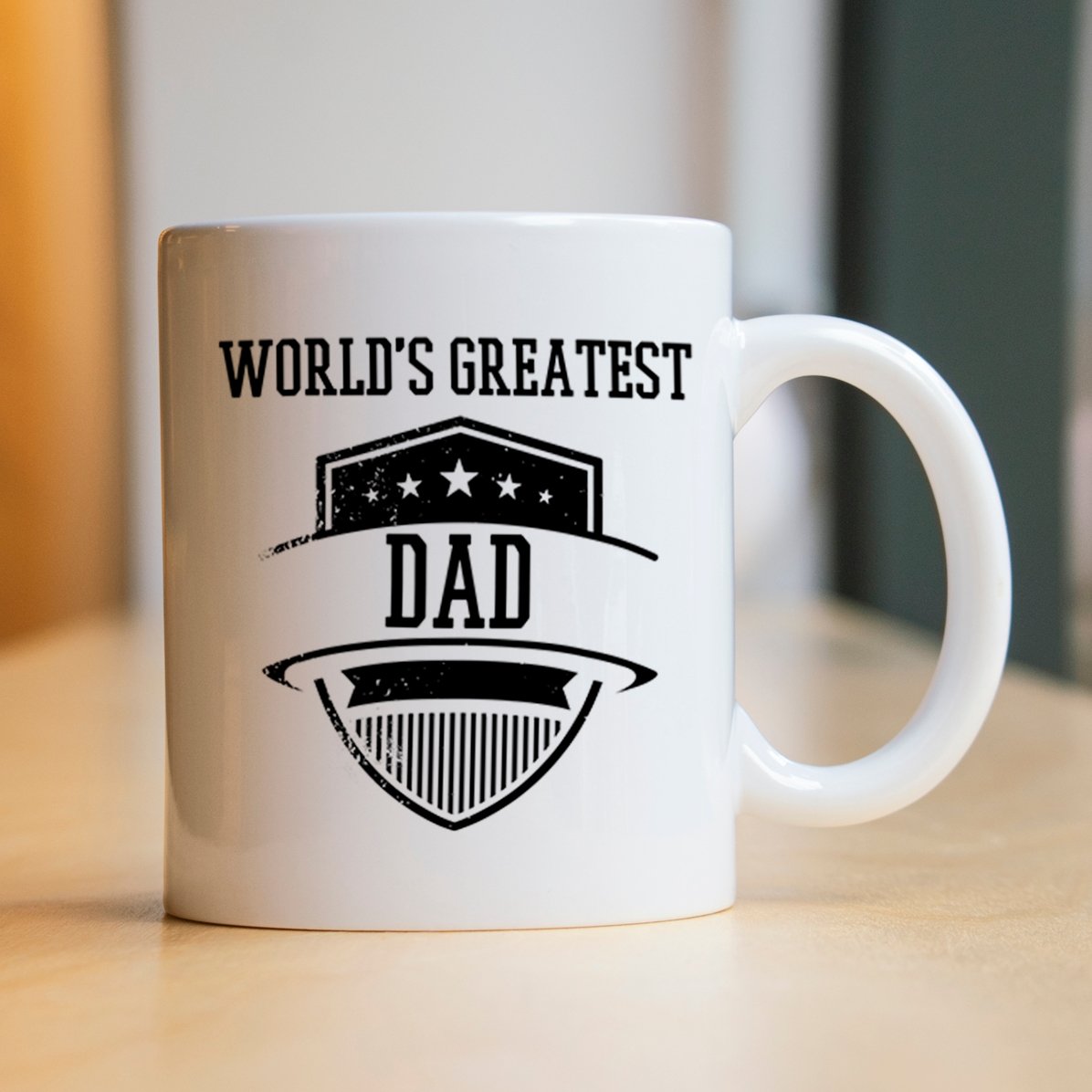 Tasse personnalisée avec inscription - « Greatest Dad »