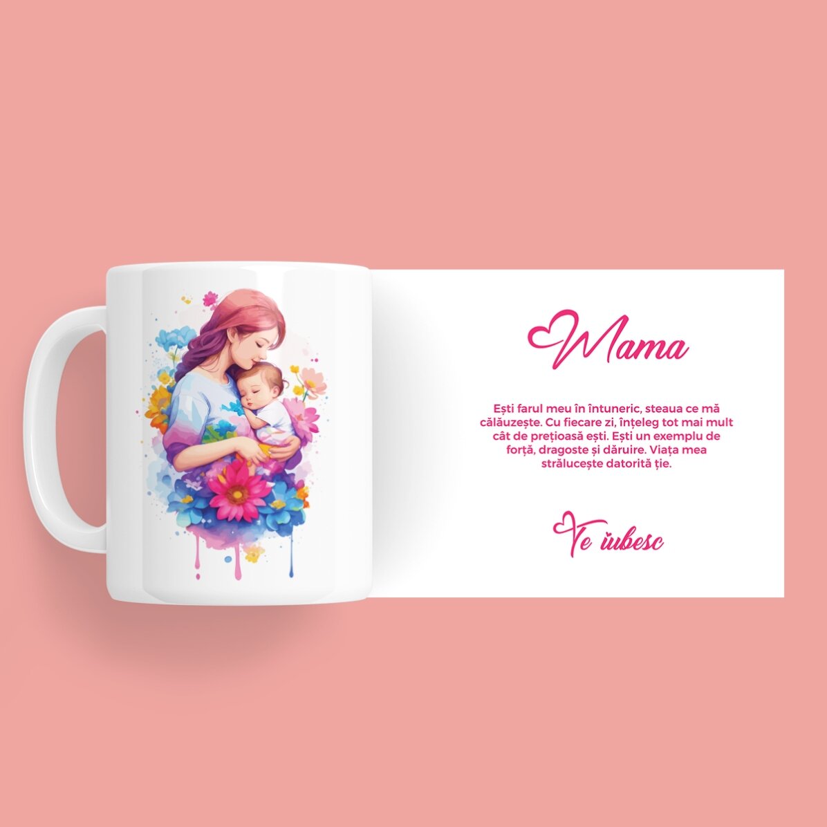 Tasse personnalisée avec inscription - Lovely mother