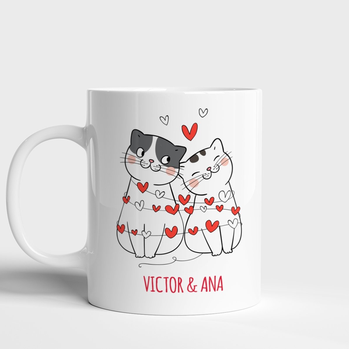 Tasse personnalisée avec inscription - Minous