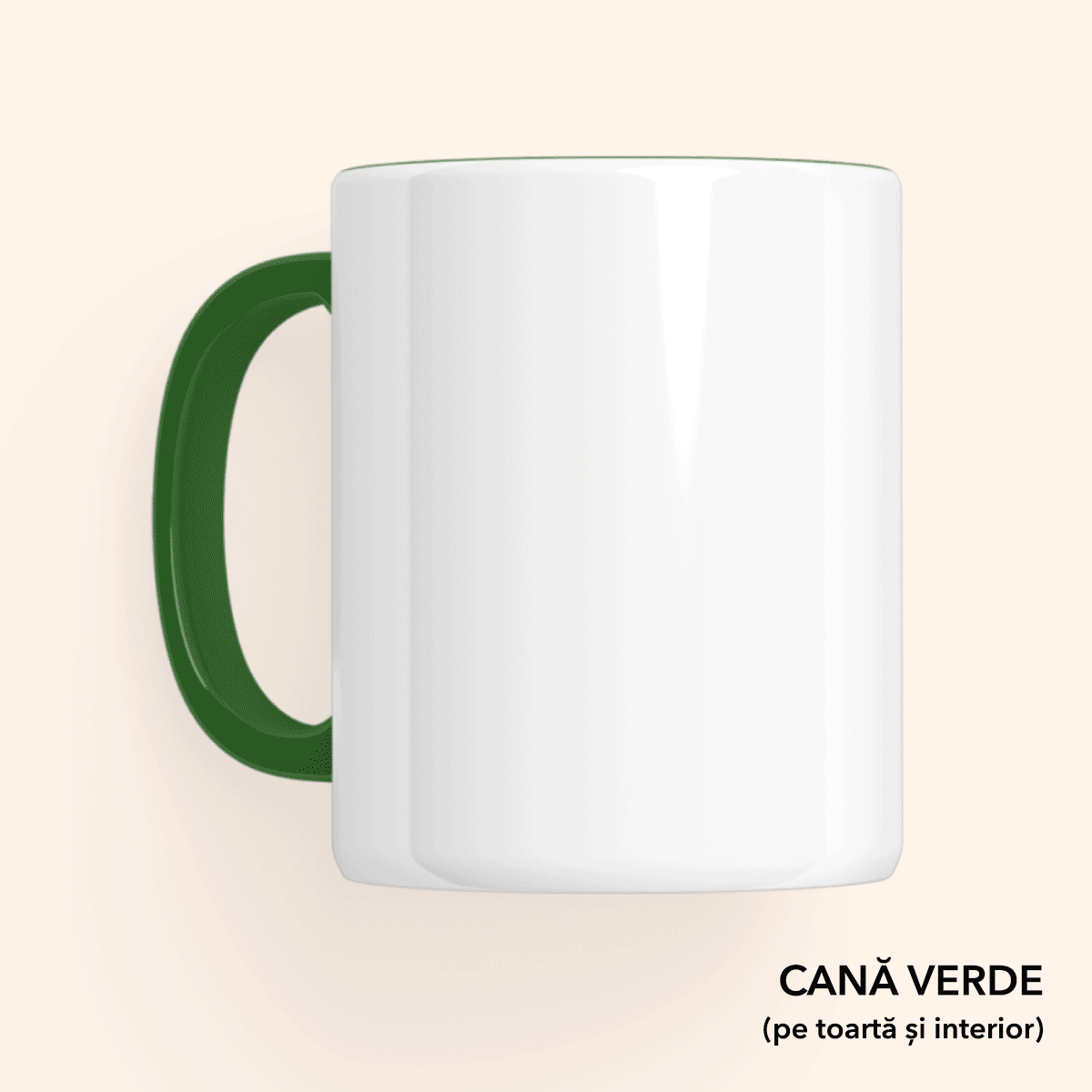 Tasse en verre mat personnalisée avec texte et photo - Joyeux Noël !