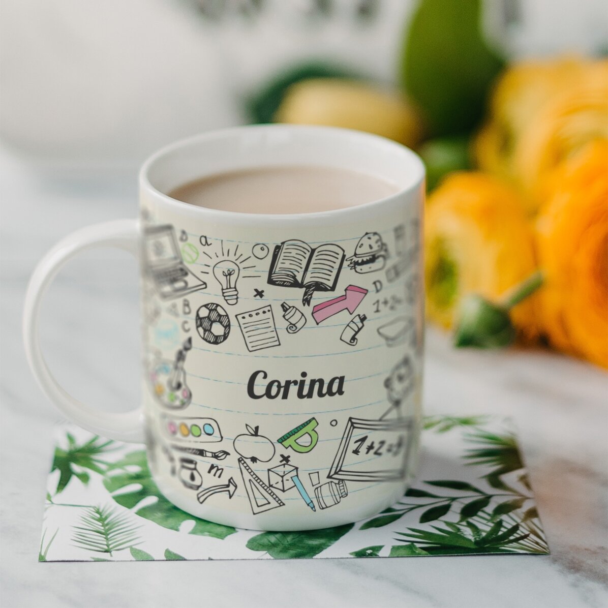Tasse personnalisée avec inscription - Enseignants