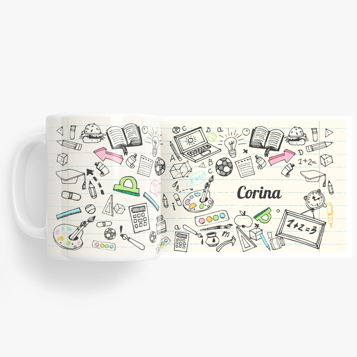 Tasse personnalisée avec inscription - Enseignants