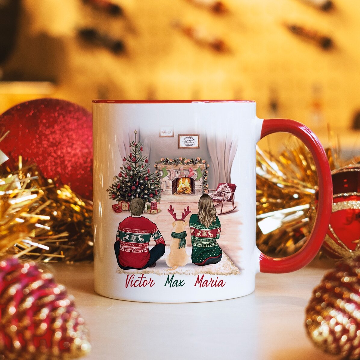 Tasse personnalisée avec texte - Winter