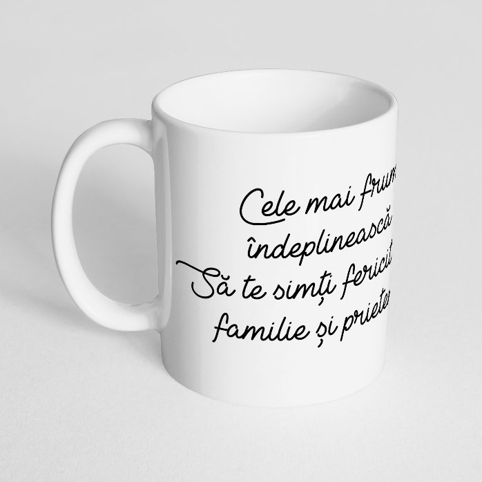 Tasse personnalisée avec un texte