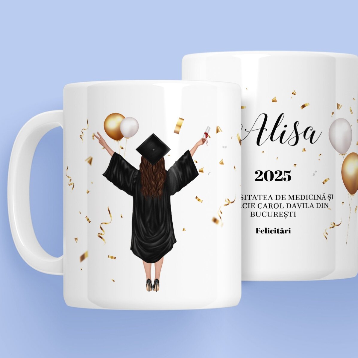 Tasse personnalisée - Diplôme