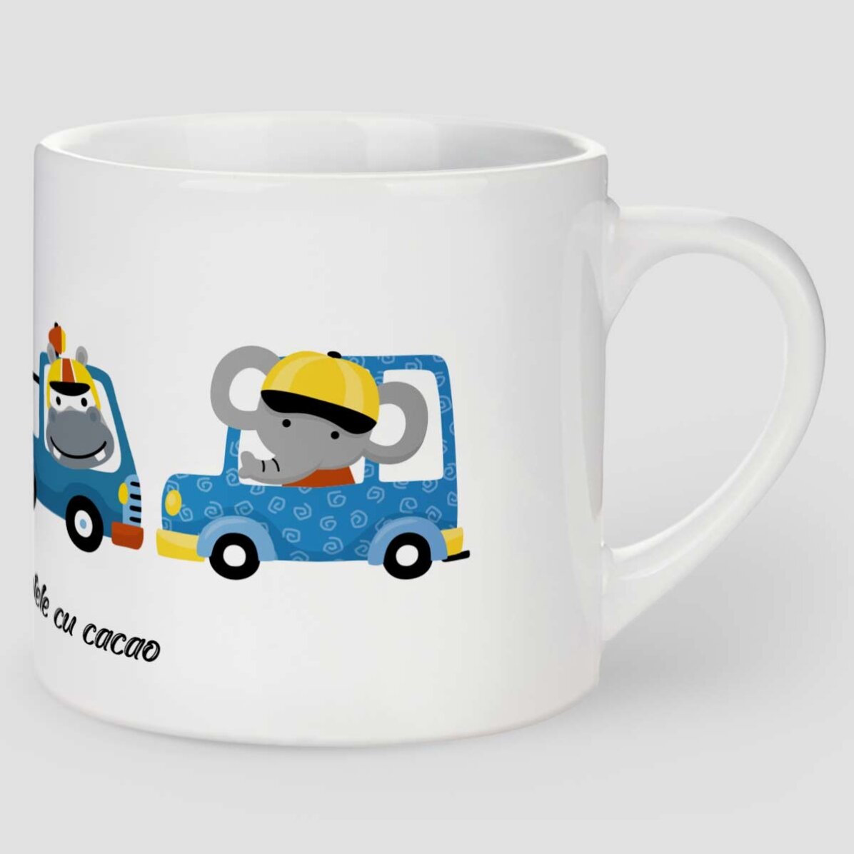 Tasse personnalisée pour enfants avec inscription - Petit train