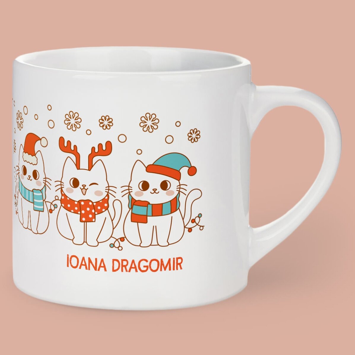Tasse personnalisée pour enfants avec message - Noël