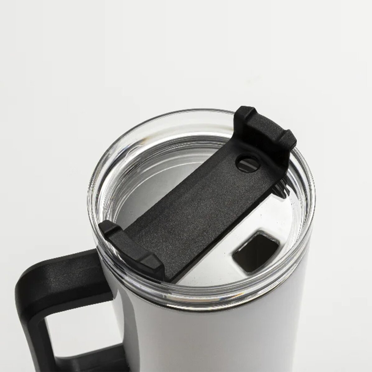Thermos mug with handle and straw, personalised with message - Maths Teacher