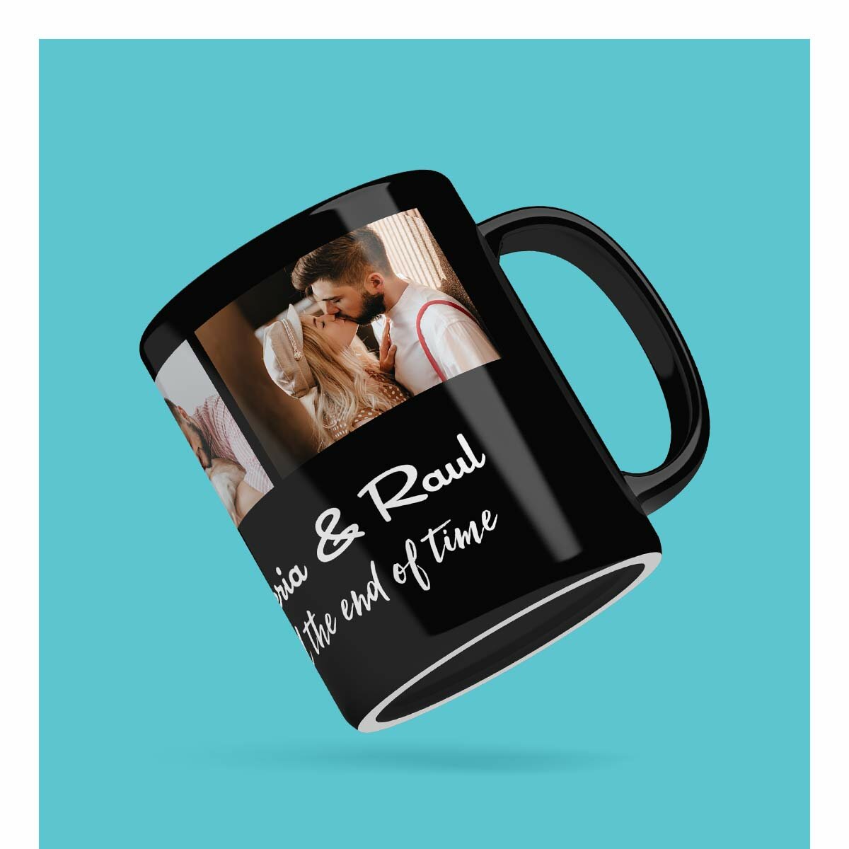 Tasses noires personnalisées