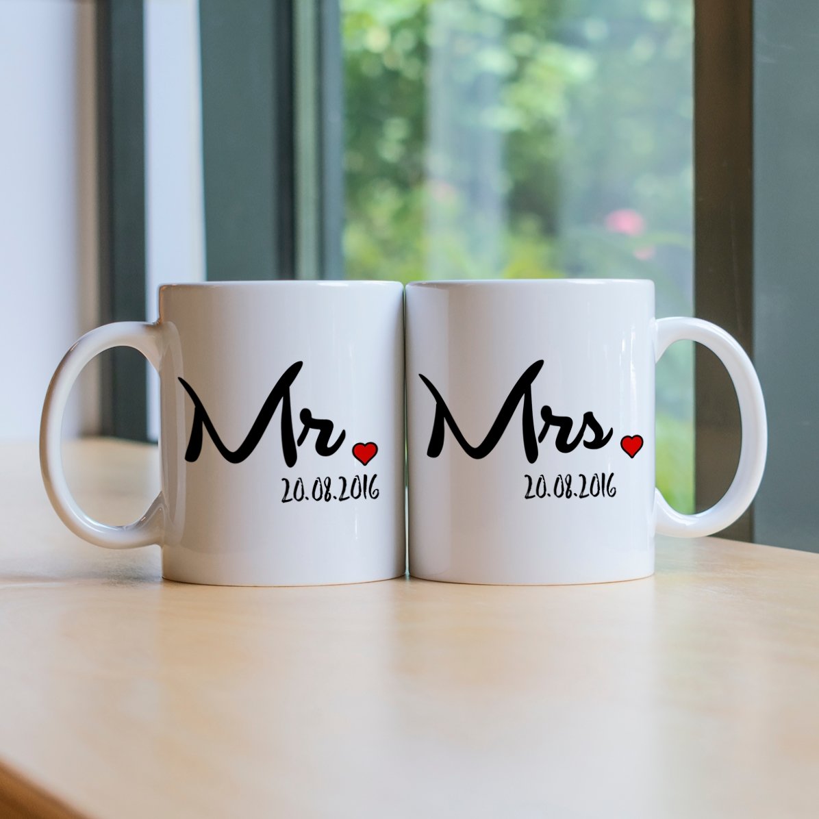 Tasses pour couple - Mme et M.