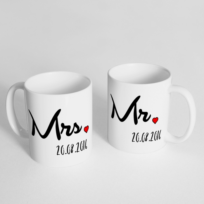 Tasses pour couple - Mme et M.