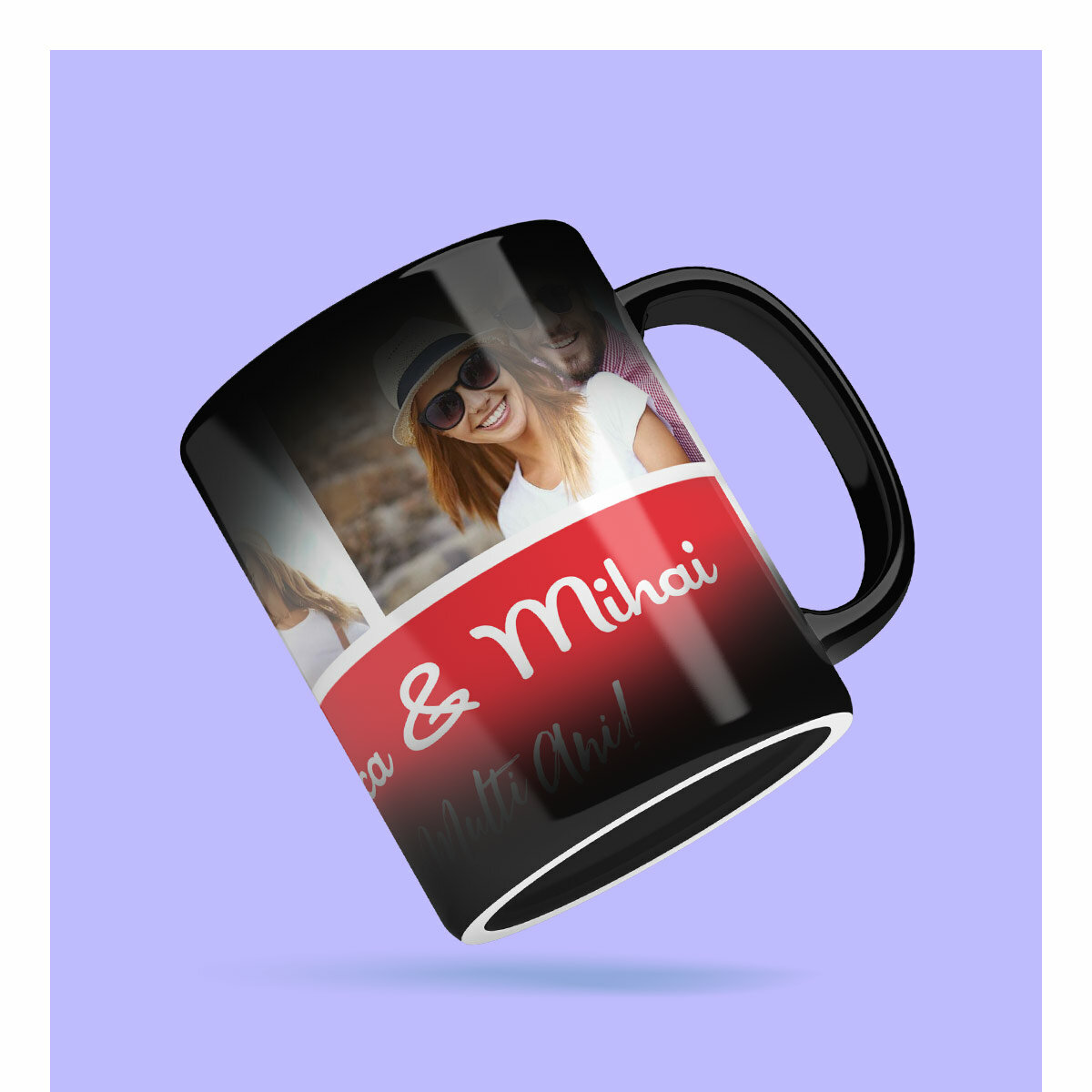 Tasses thermosensibles personnalisées
