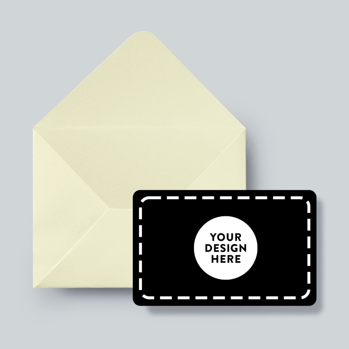 Carte en aluminium personnalisée recto-verso avec votre visuel en mode paysage