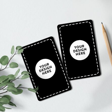 Personalised double-sided aluminium card with your portrait graphics