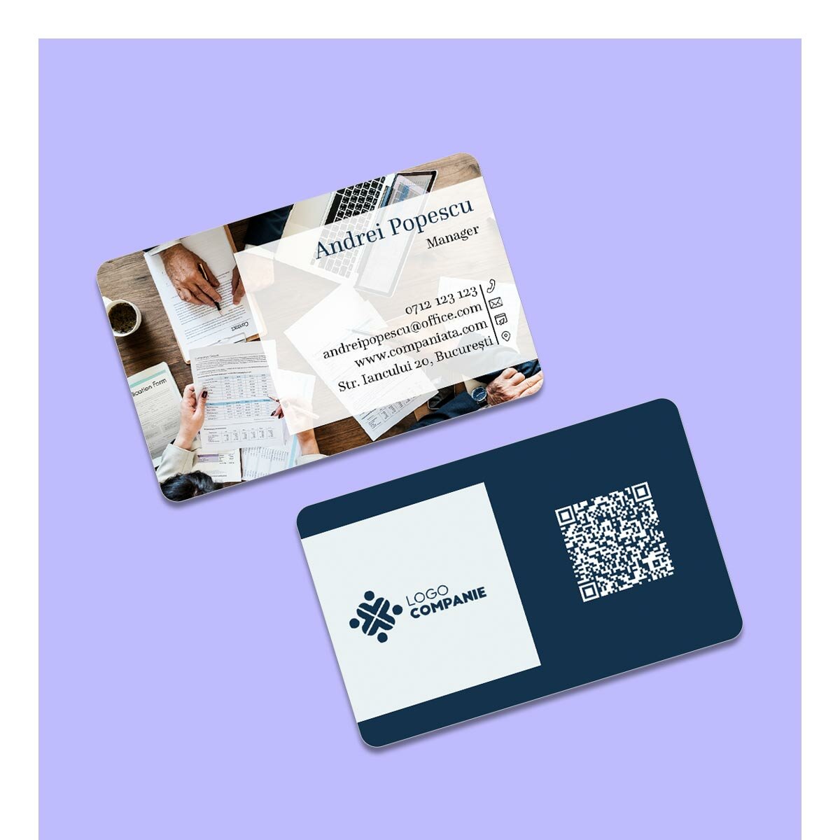 Cartes de visite personnalisées